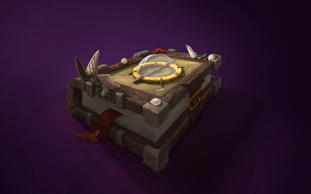 Chest magnifyingglass scissors holography 3dmodel free wallpaper for desktop - medium preview image