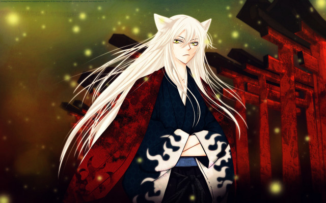 White haired woman red cape free wallpaper for desktop - medium preview image