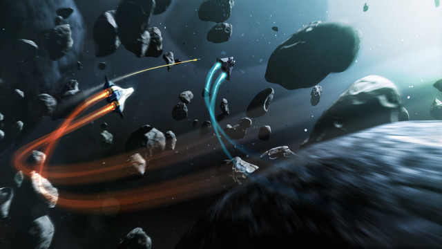 Space station rocket dolphin earth free wallpaper for desktop - medium preview image