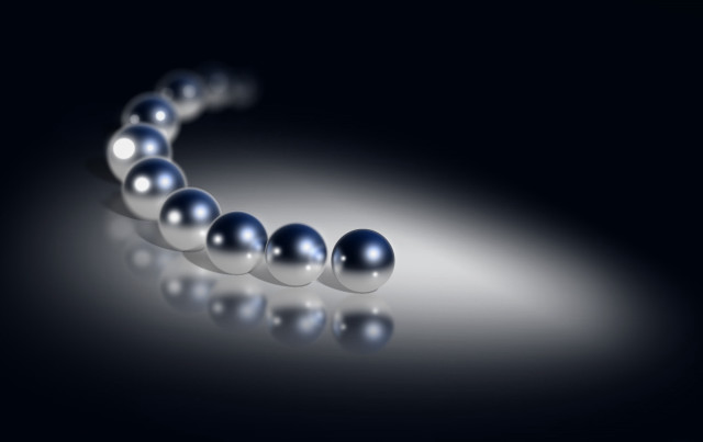 Balls black surface white light free wallpaper for desktop - medium preview image