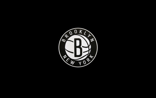 Basketball brooklyn nets logo dark free wallpaper for desktop - medium preview image