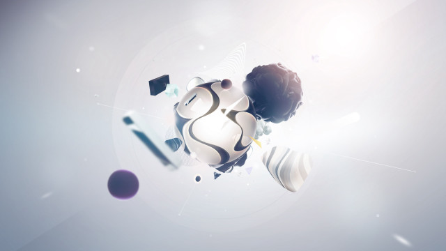 Floating balls sky background sun free wallpaper for desktop - medium preview image