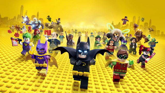 Lego batman pixel art dual free wallpaper for desktop - medium preview image