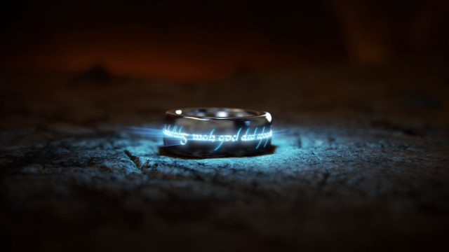 Glowing ring dark background aya free wallpaper for desktop - medium preview image