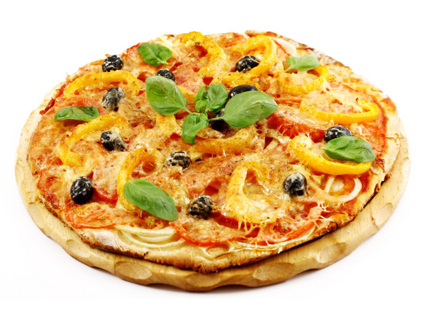 Pizza cheese olives peppers wooden free wallpaper for desktop - medium preview image