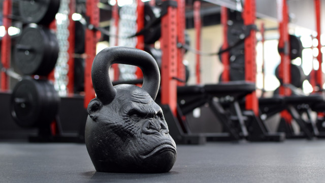 Black kettle gorilla gym 3d free wallpaper for desktop - medium preview image