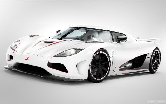 White sports car red stripe #12 free wallpaper for desktop - medium preview image