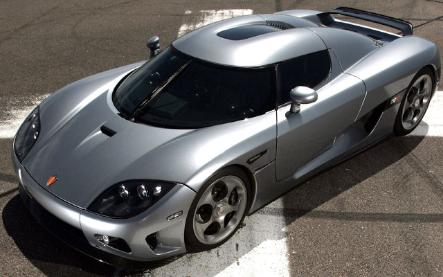 Silver sports car parking lot #9 free wallpaper for desktop - medium preview image