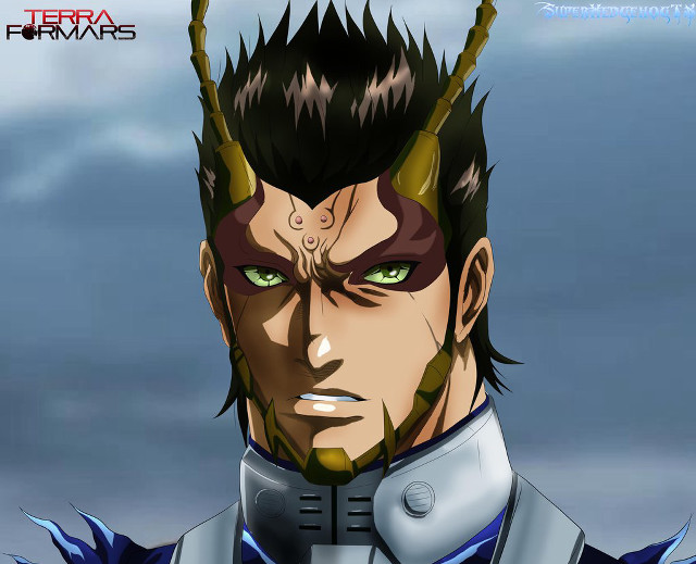 Horns suit green eyes blue free wallpaper for desktop - medium preview image