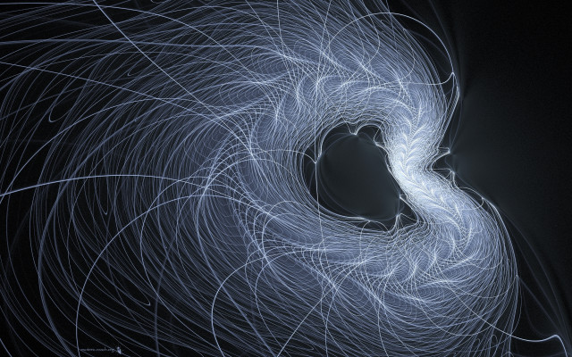 Mandelbrot spiral generative art fireworks free wallpaper for desktop - medium preview image