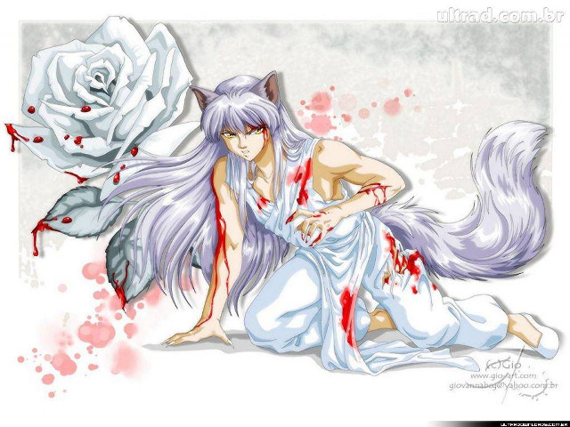 Woman long hair white dress free wallpaper for desktop - medium preview image