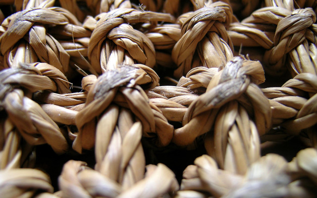 Woven brown assemblage macro intricate free wallpaper for desktop - medium preview image