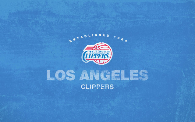 Clippers logo blue background words free wallpaper for desktop - medium preview image