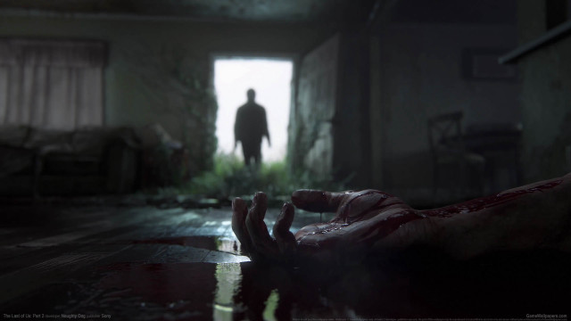 Man dark room bloody hand free wallpaper for desktop - medium preview image