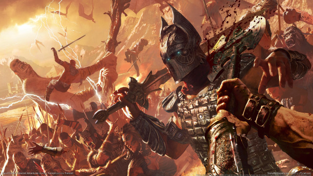 Battle giant robot fantasy armor free wallpaper for desktop - medium preview image