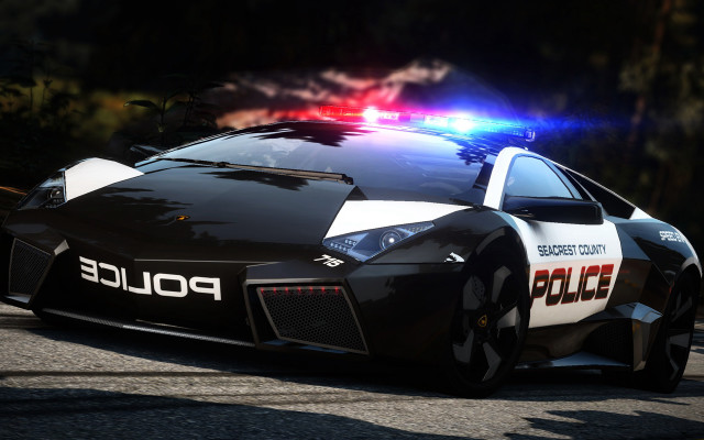 Police car need for speed free wallpaper for desktop - medium preview image