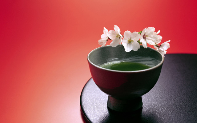 Small bowl green liquid flower #2 free wallpaper for desktop - medium preview image