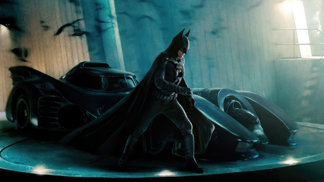 Batman car figure bats room free wallpaper for desktop - medium preview image
