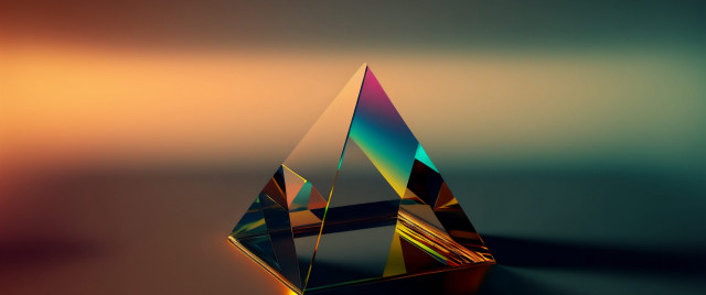 Crystal cubism hologram geometric beeple free wallpaper for desktop - medium preview image