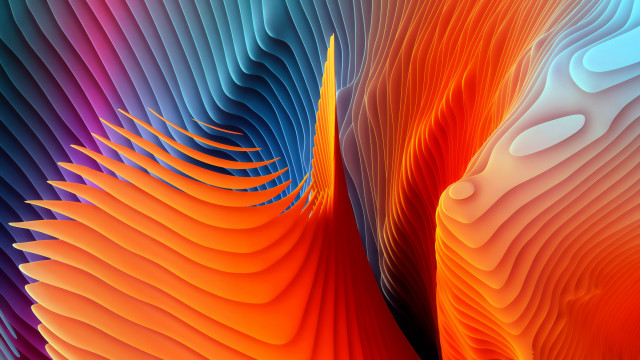Cellphone colorful wavy lines curves free wallpaper for desktop - medium preview image