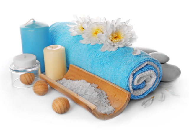 Towel salt candles flower food free wallpaper for desktop - medium preview image