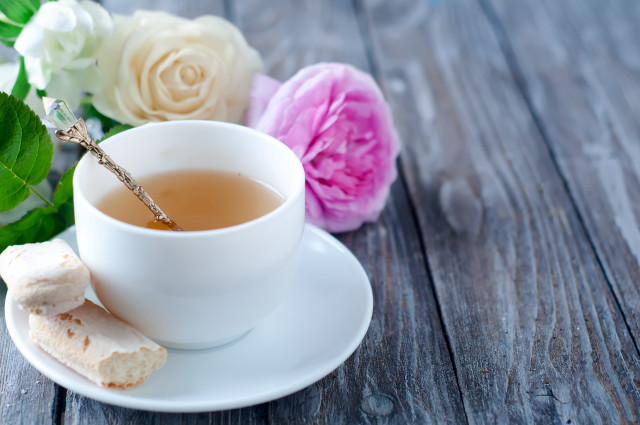 Tea spoon flowers food blurry free wallpaper for desktop - medium preview image