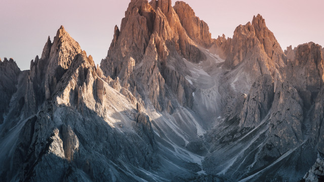 Mountain range pink sky clouds #12 free wallpaper for desktop - medium preview image