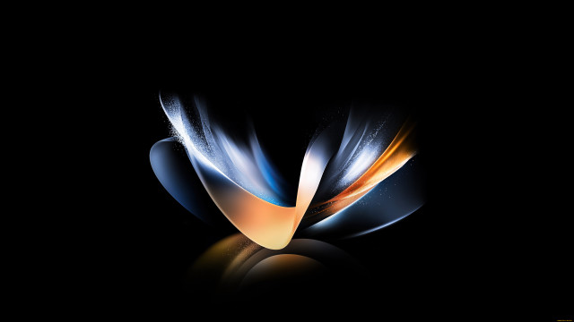 Black background colorful side reflection free wallpaper for desktop - medium preview image