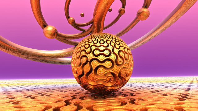 Golden egg table spiral wall free wallpaper for desktop - medium preview image