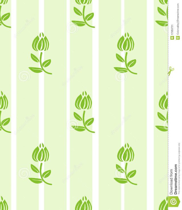 Green flower striped background leaves free wallpaper for tablet - medium preview image