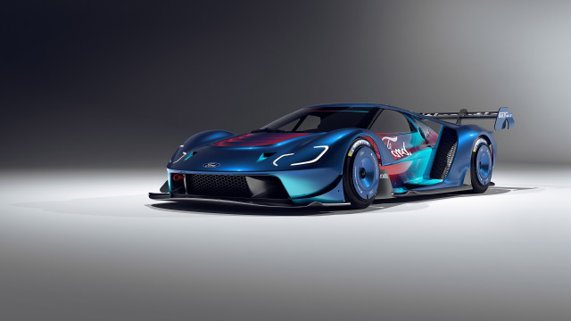 Blue red sports car side free wallpaper for desktop - medium preview image