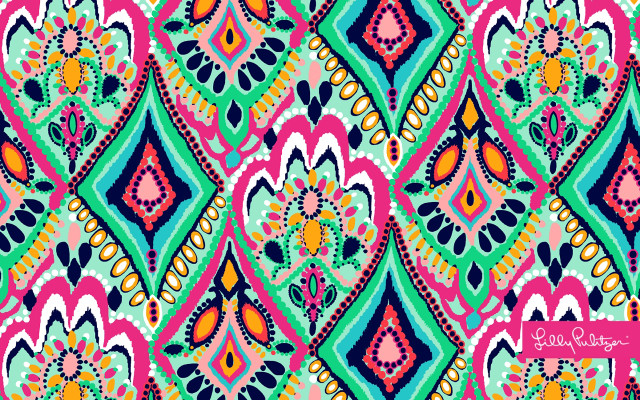 Colorful pattern pink background border free wallpaper for desktop - medium preview image