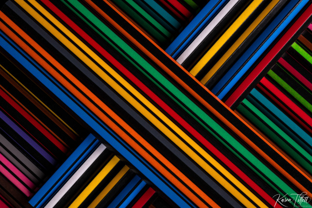 Multicolored striped diagonal pattern abstract free wallpaper for desktop - medium preview image