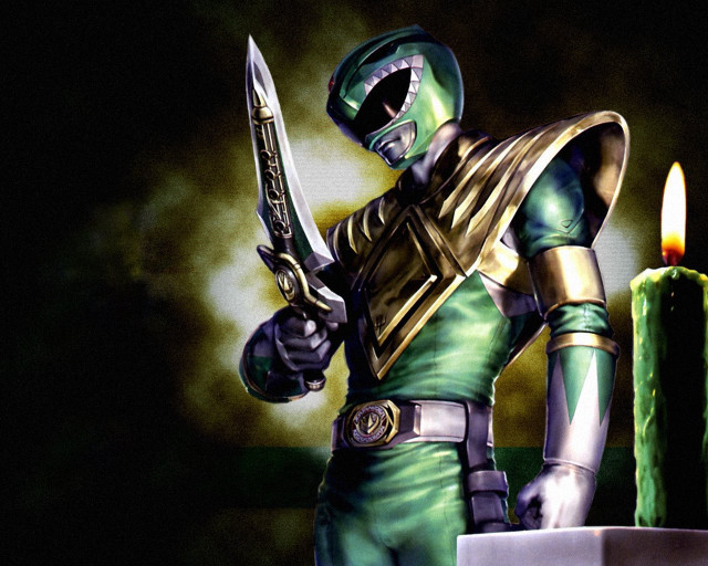 Man green gold costume knife #2 free wallpaper for desktop - medium preview image