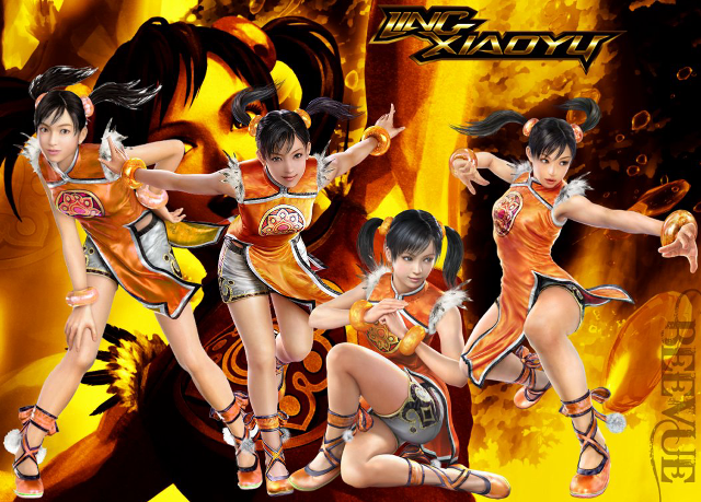 Women orange outfits dancing yellow free wallpaper for desktop - medium preview image