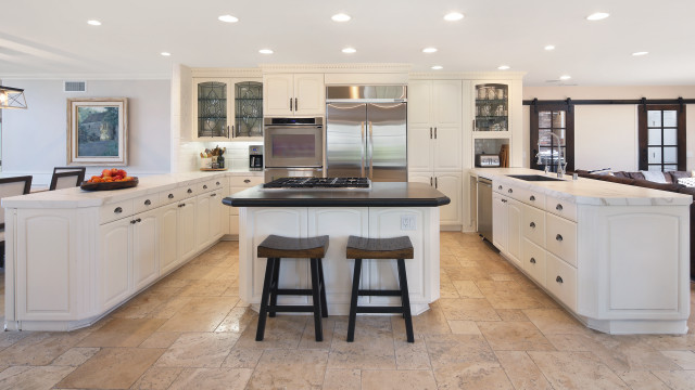 Kitchen center island stools refrigerator free wallpaper for desktop - medium preview image