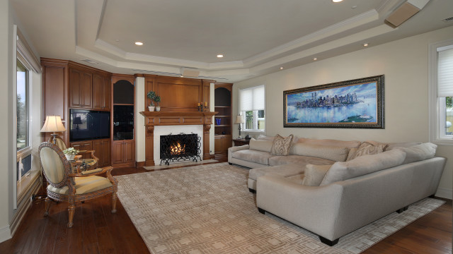 Living room fireplace painting chair free wallpaper for desktop - medium preview image