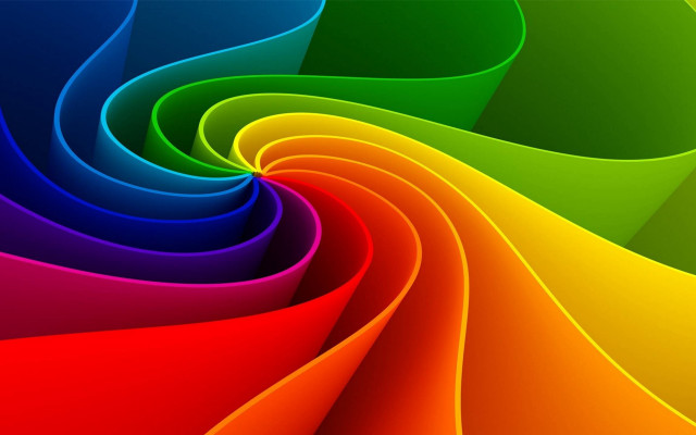 Colorful spiral background rainbow black free wallpaper for desktop - medium preview image
