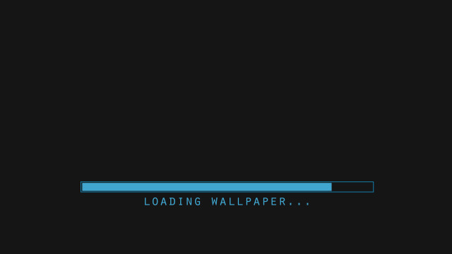 Black background blue line loading #2 free wallpaper for desktop - medium preview image