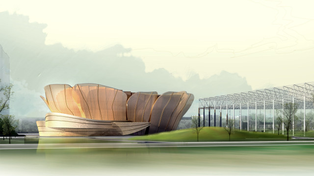 Almada negreiros wooden pond architecture free wallpaper for desktop - medium preview image