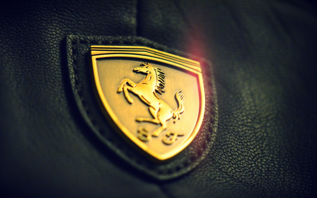Ferrari emblem black leather jacket #2 free wallpaper for desktop - medium preview image