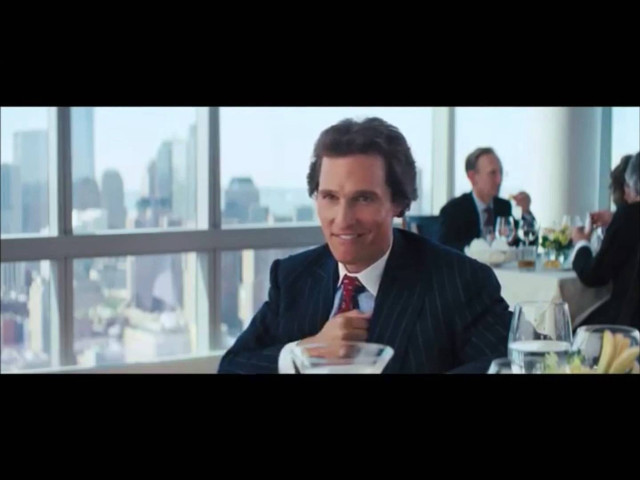 Man suit tie sitting table free wallpaper for desktop - medium preview image