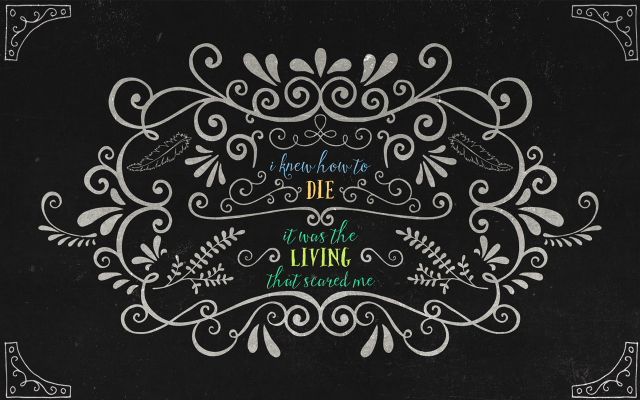 Chalkboard quote inspiration motivation wisdom free wallpaper for desktop - medium preview image
