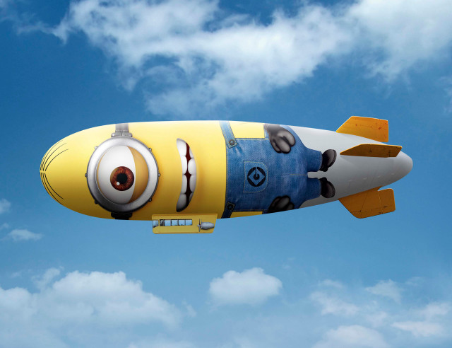 Yellow white toy airplane cartoon free wallpaper for desktop - medium preview image