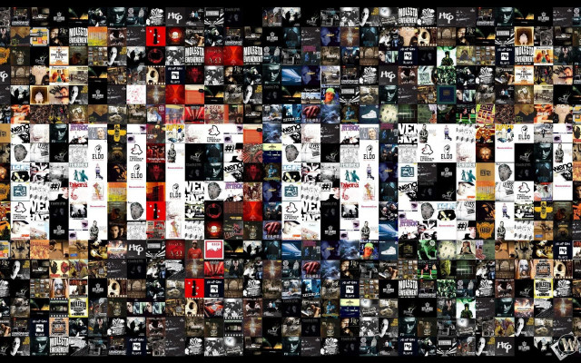 Hip collage photos word middle free wallpaper for desktop - medium preview image