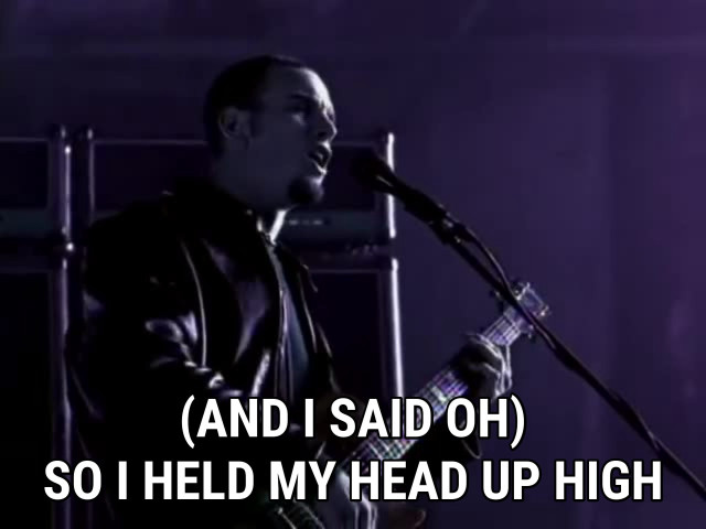 Man holding guitar microphone stand #3 free wallpaper for desktop - medium preview image