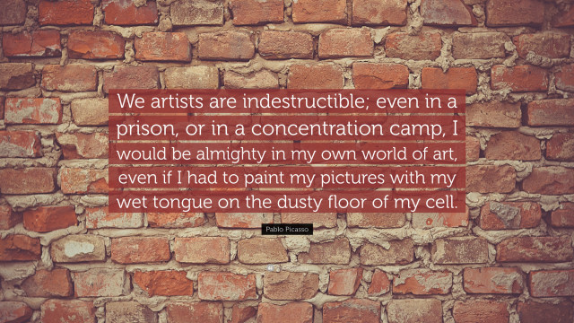 Brick wall quote on it free wallpaper for desktop - medium preview image