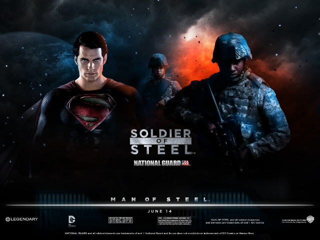 Man steel movie poster astronaut free wallpaper for desktop - medium preview image