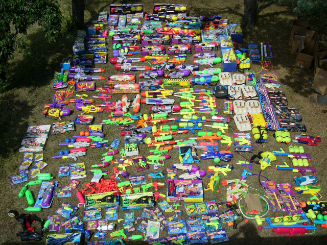 Toys park ground trees grass free wallpaper for desktop - medium preview image