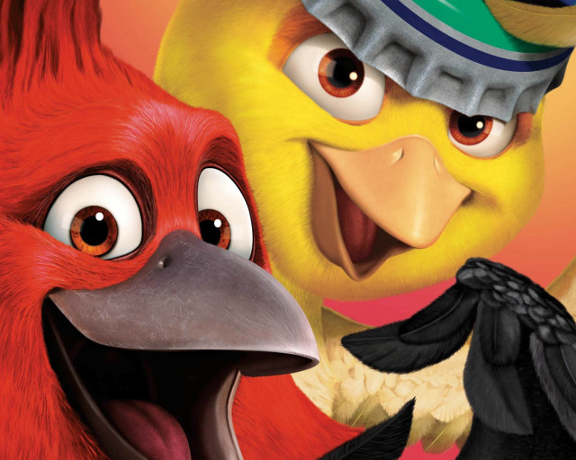 Cartoon bird hat beak head free wallpaper for desktop - medium preview image